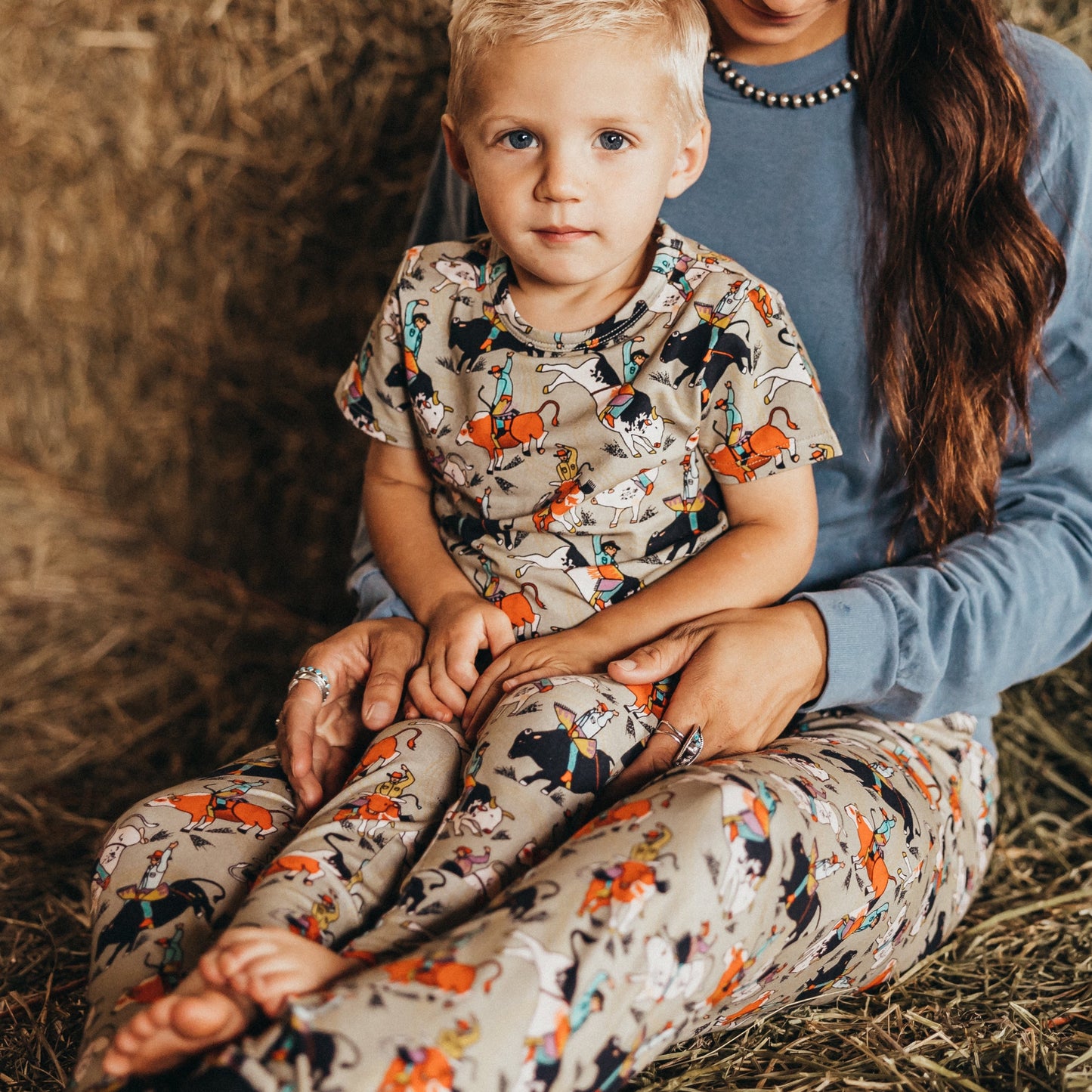 Bull Rider Toddler Short Sleeve 2PC Set