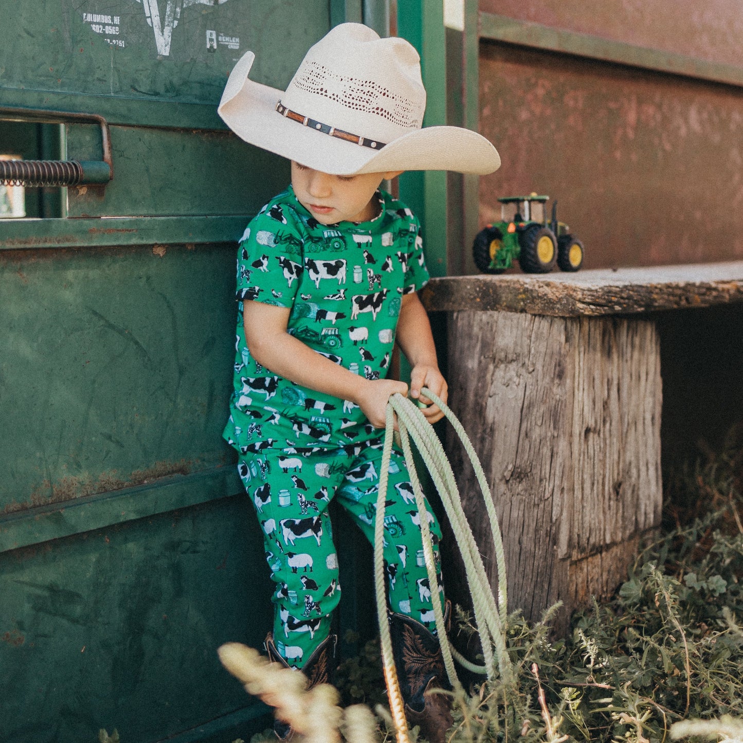 Farm Toddler Short Sleeve 2PC Set